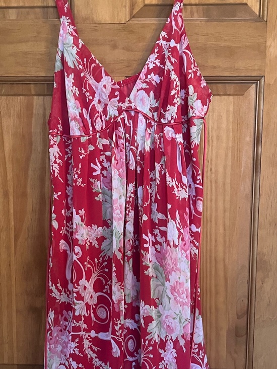 Oscar de la Renta Other - Oscar de la Renta Pink Label Y2K Floral Slip Dress Chemise Babydoll Nightgown L